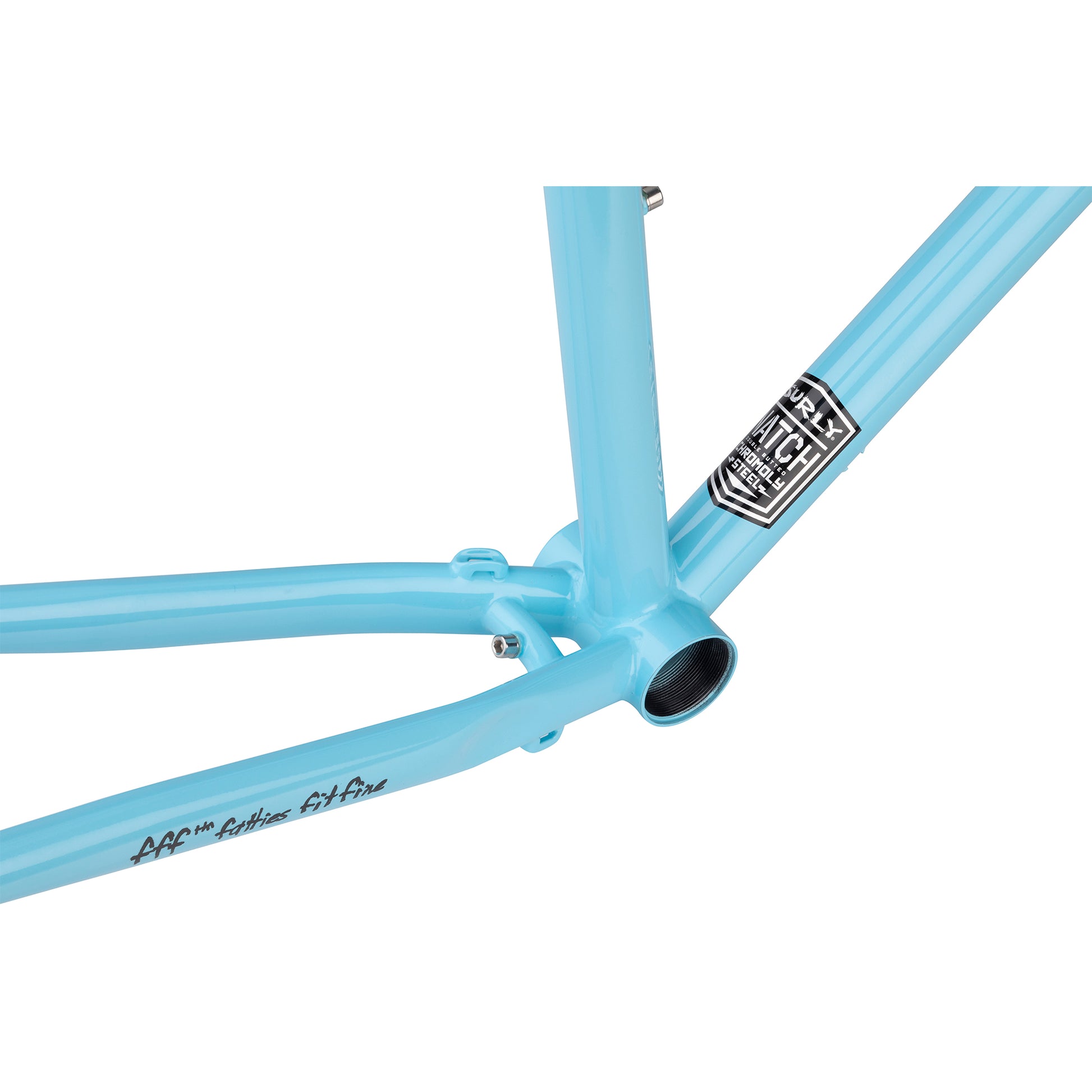 Surly Preamble Frameset Skyrim Blue bottom bracket area focus