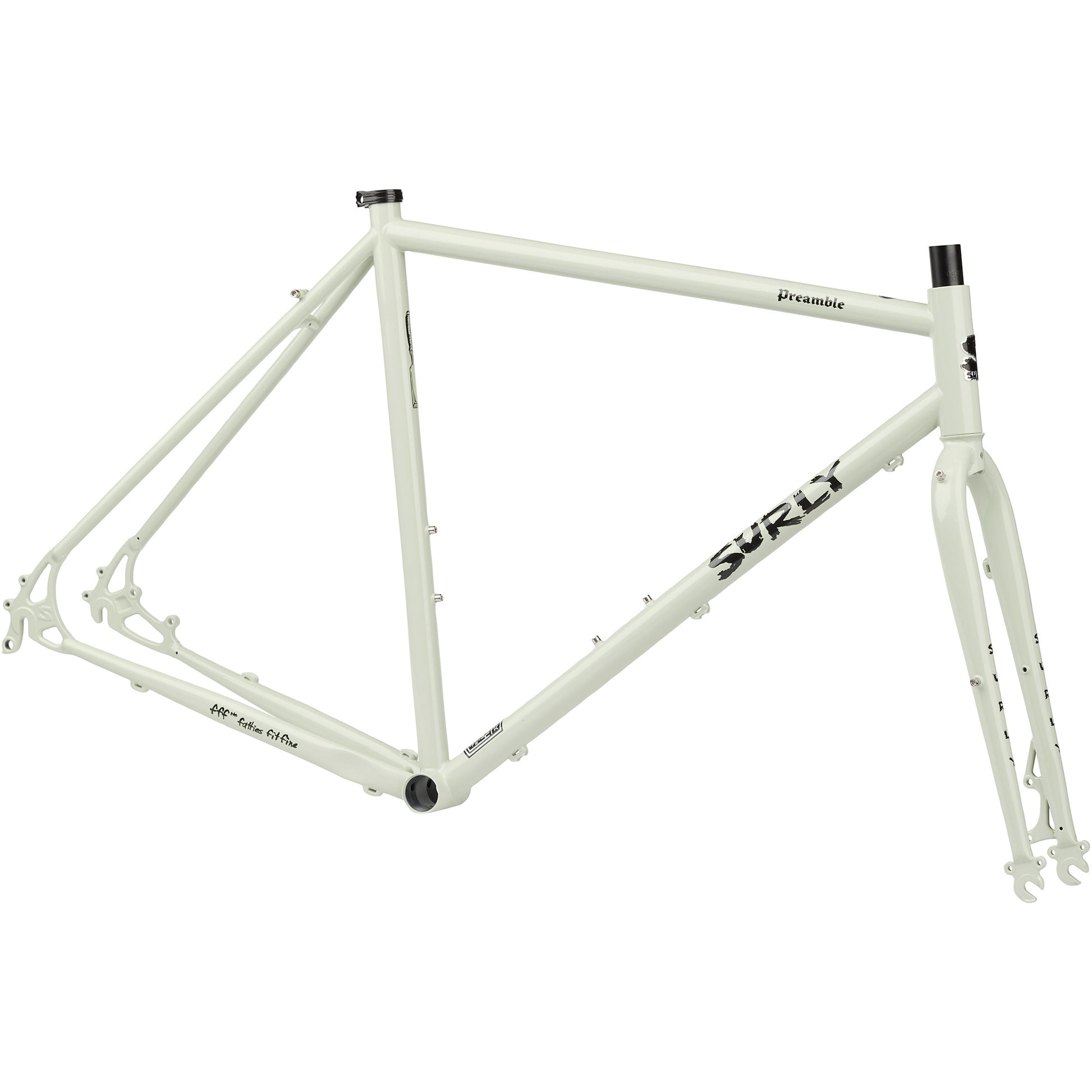 Surly Preamble Frameset Best Buds Green side view