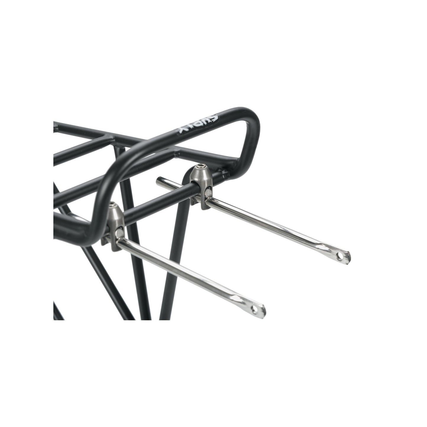 Surly Rear Rack Black upper mounts focus
