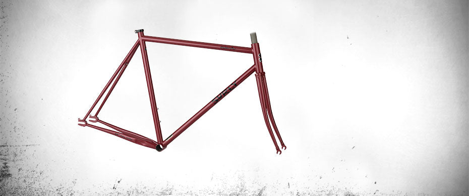 Surly Steamroller frameset in Monkey Butt Red color