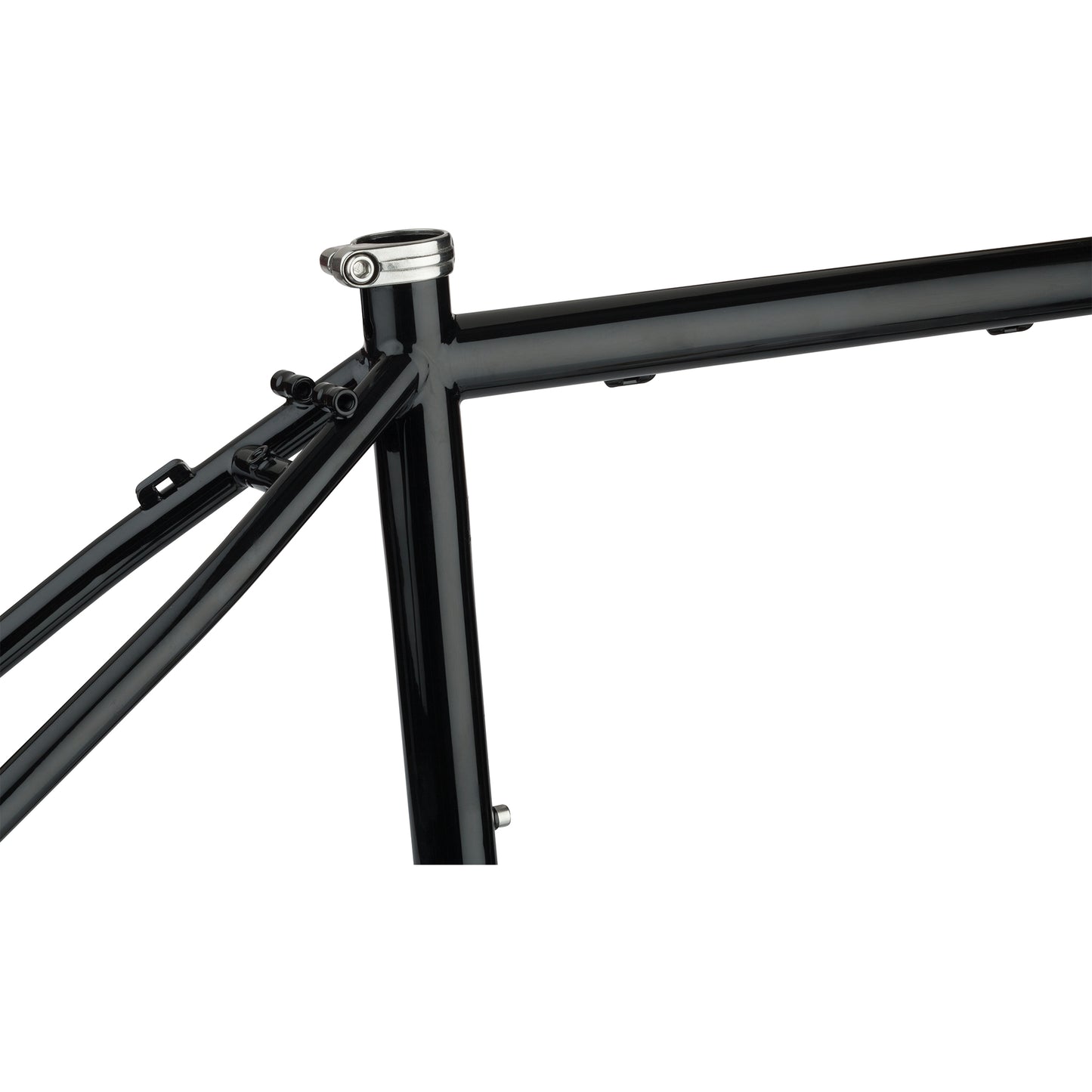 Surly Straggler 700c frameset Black seat tube area focus