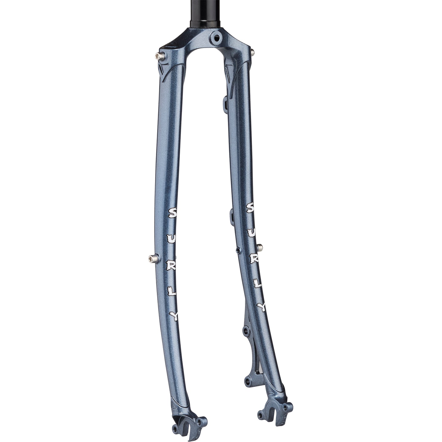 Surly Straggler Fork 650b Cold Steel Blue color front three-quarter view