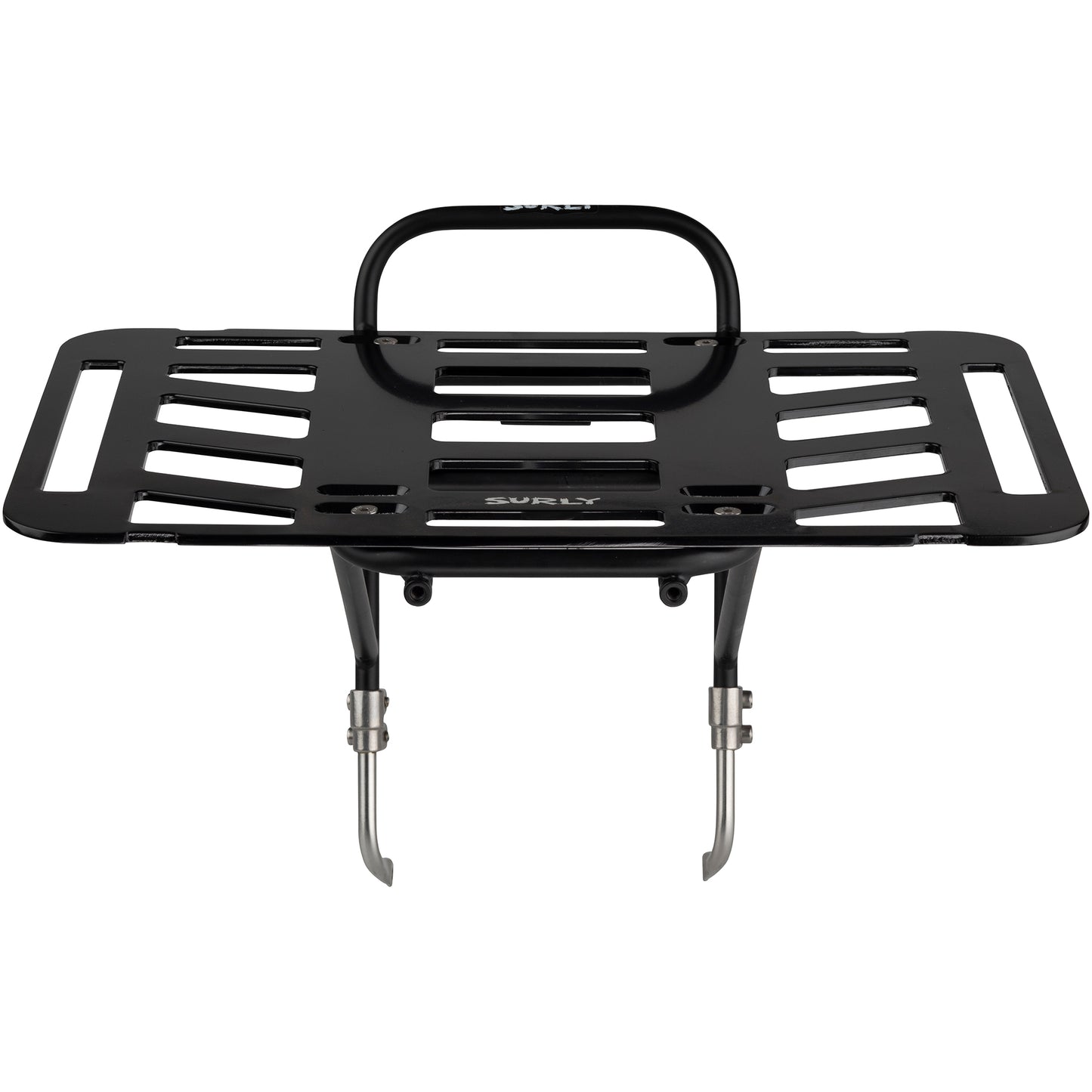 Surly TV Tray front view on 8-Pack Rack