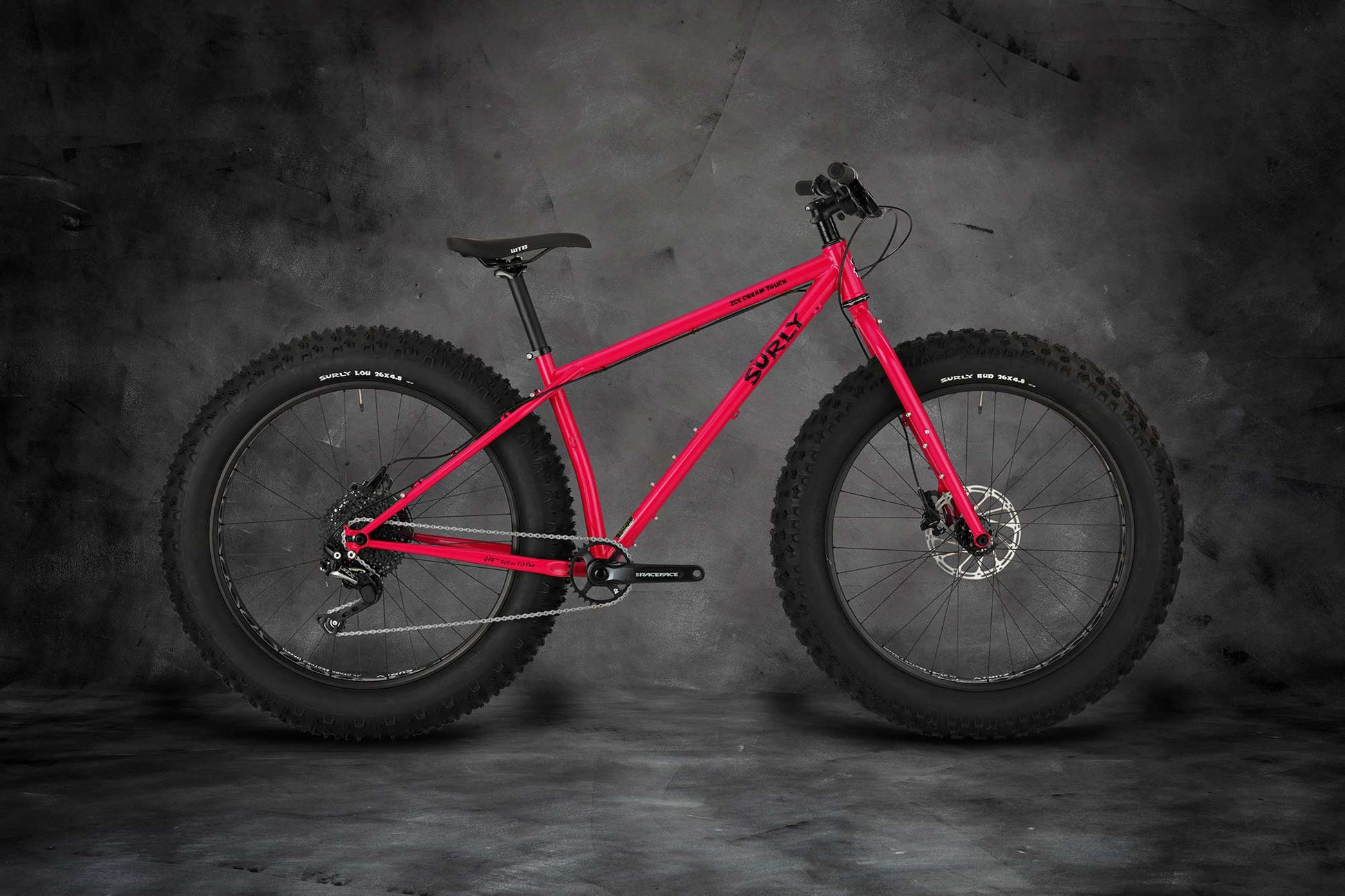 Surly Ice Cream Truck fat bike Prickly Pear color side view