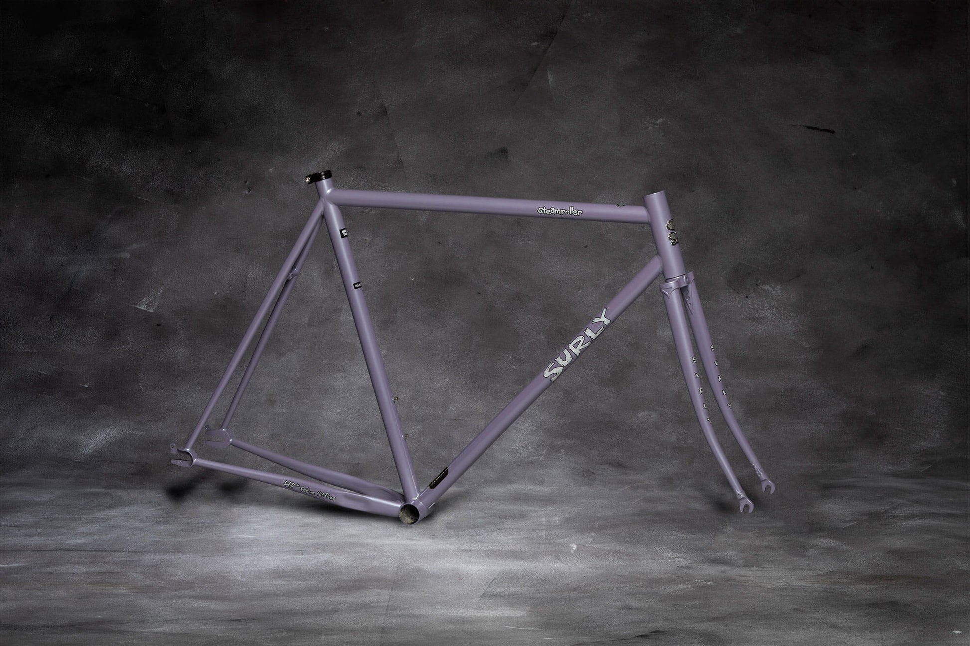 Surly Steamroller frameset in Metallic Lilac color
