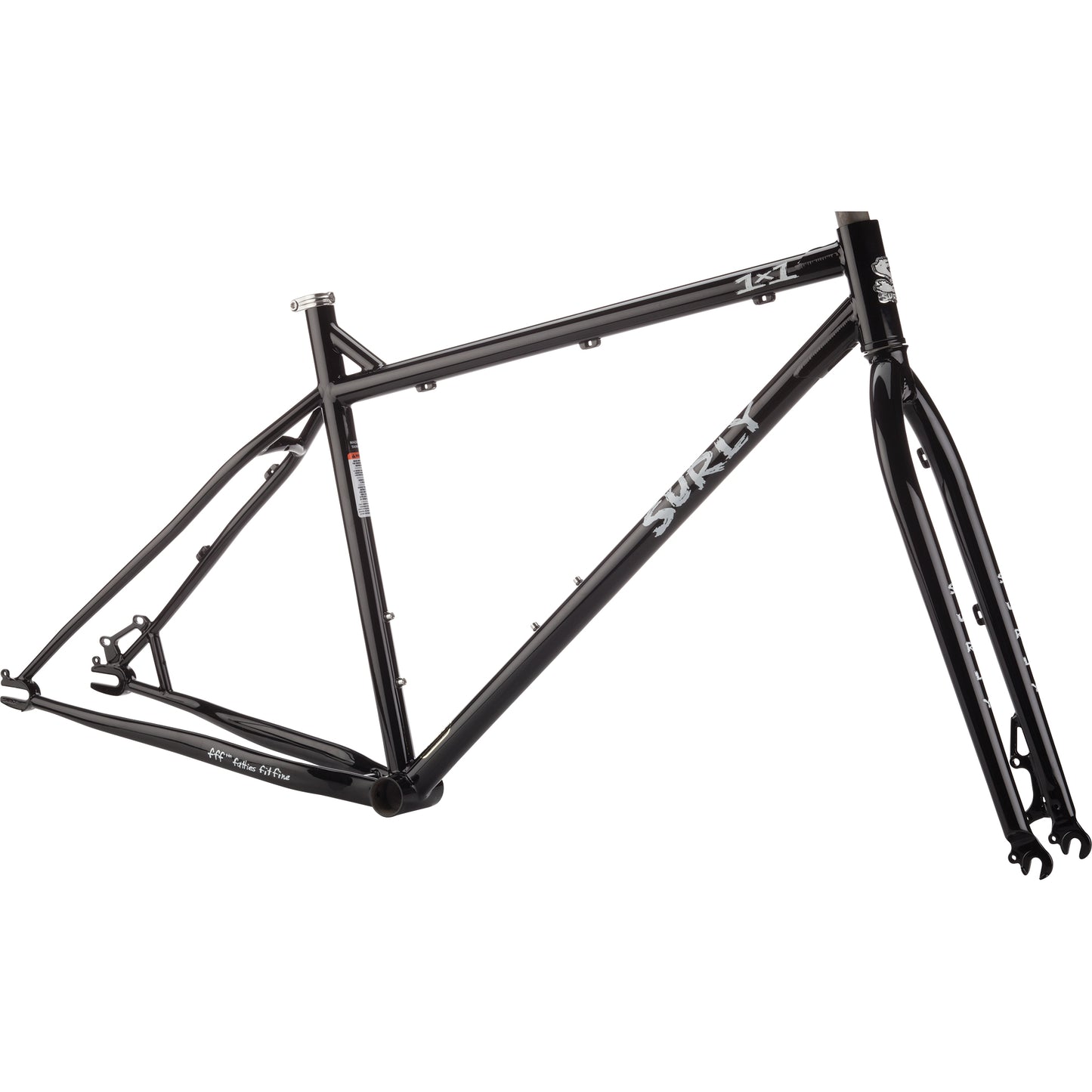 Surly 1x1 frame black color side view