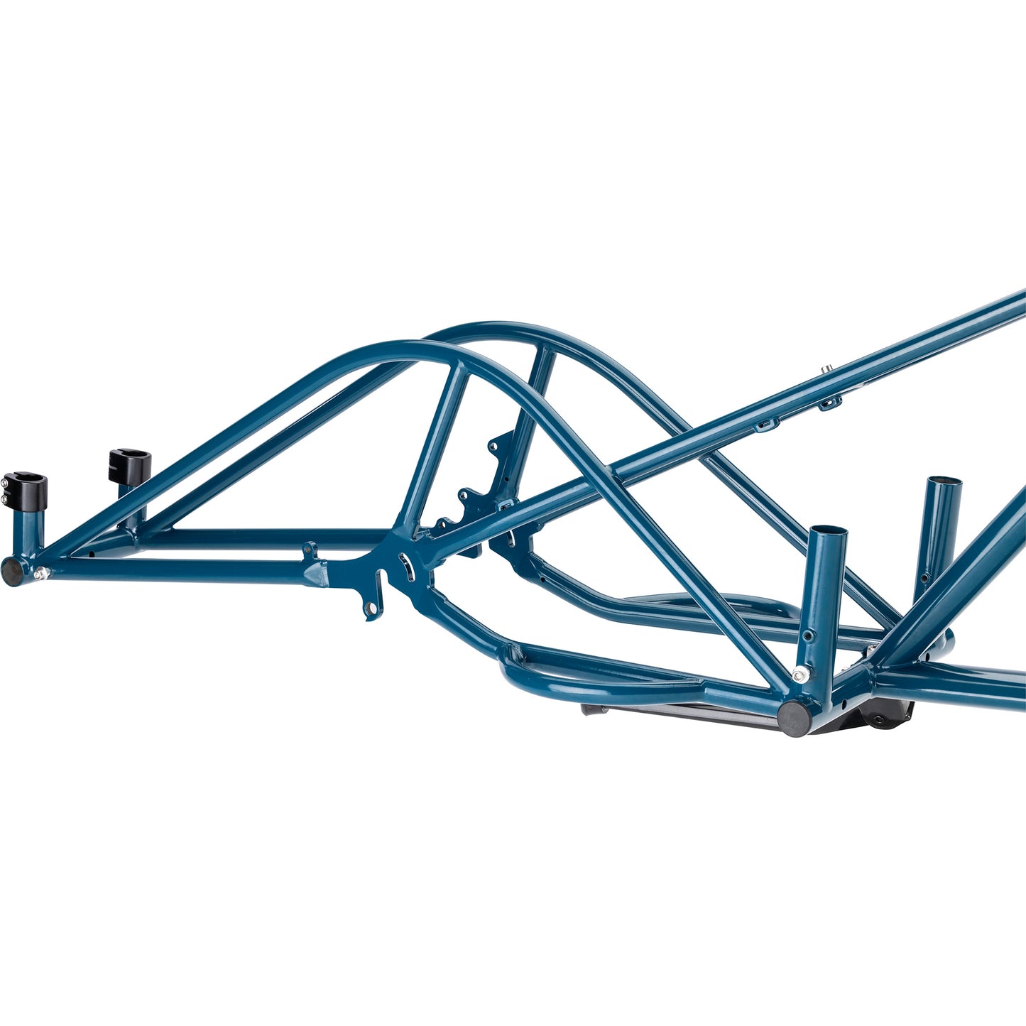 Surly Big Dummy cargo frameset rear dropout area focus on white background