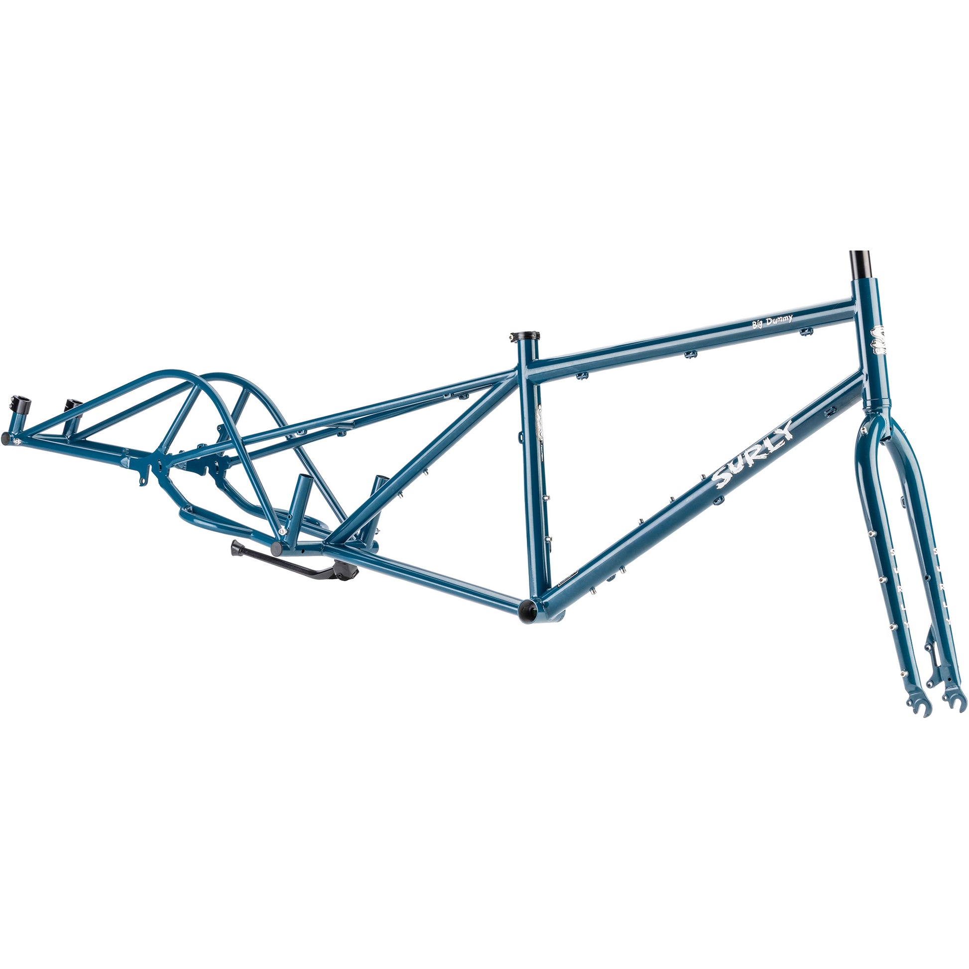 Surly Big Dummy cargo frameset Twilight Zone color side view on white background