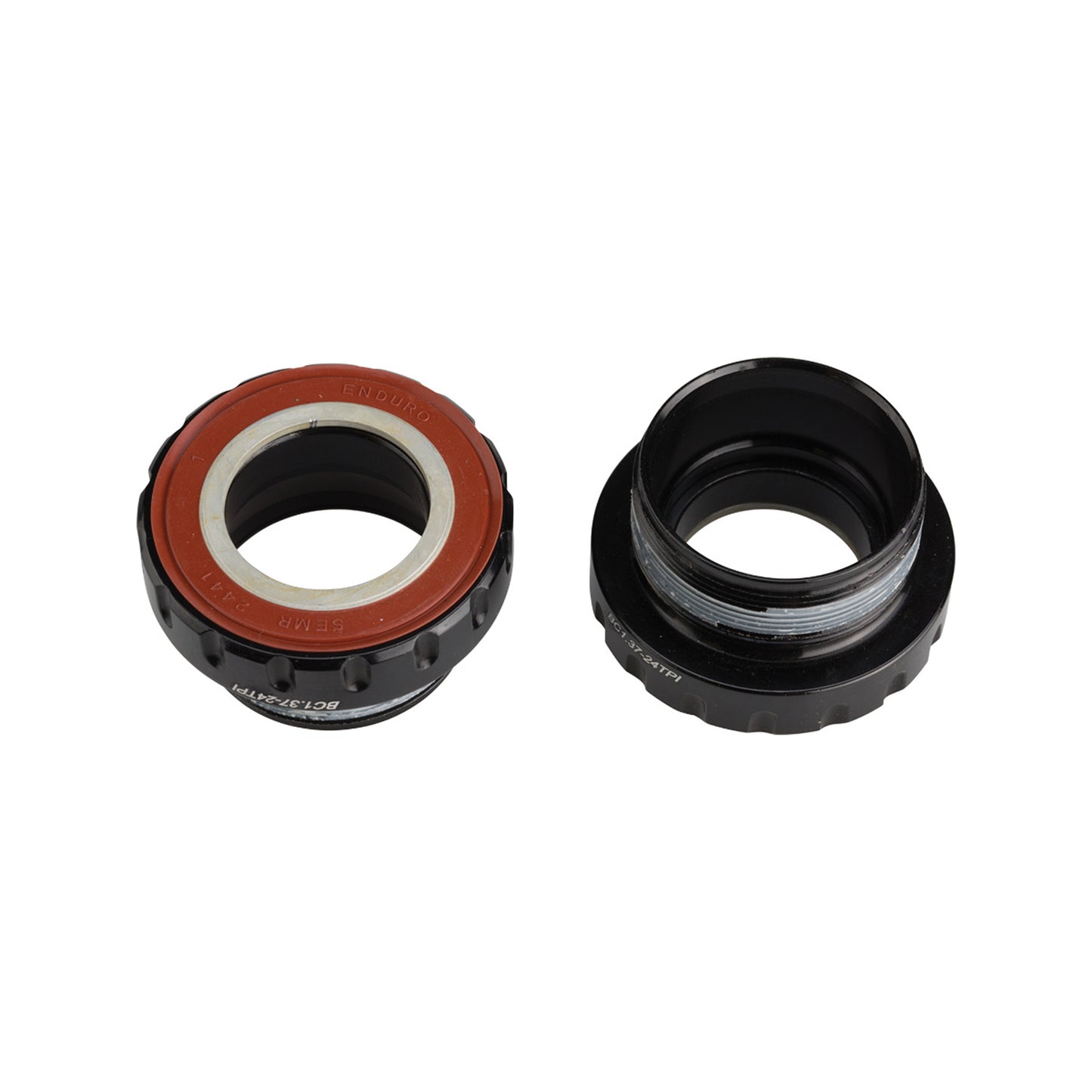 Surly bicycle bottom bracket cups only on white background