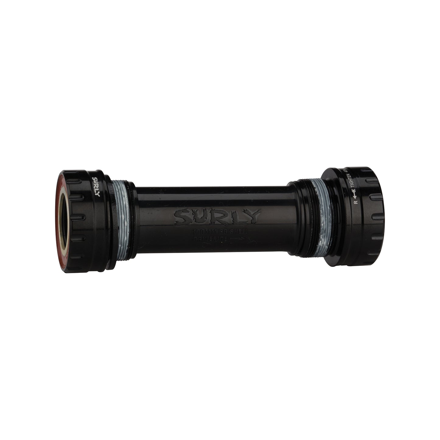 Surly bicycle bottom bracket 100mm width for Moonlander version 1 bike on white background