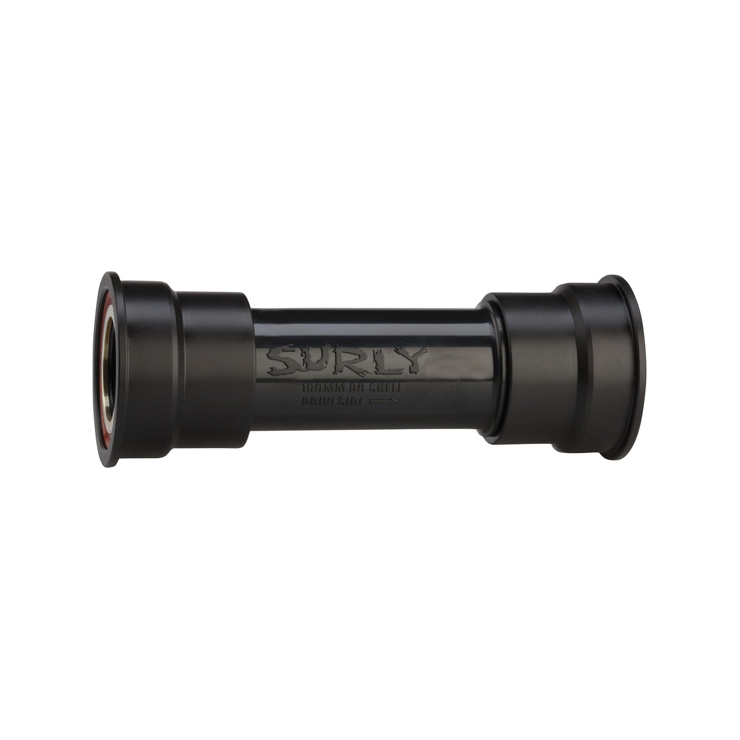 Surly bicycle bottom bracket press-fit 121–132mm width on white background
