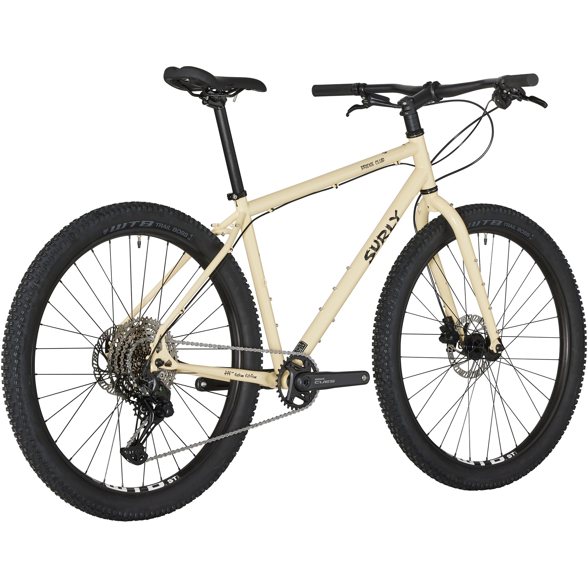 Surly Bridge Club Whipped Butter bike rear three-quarter view