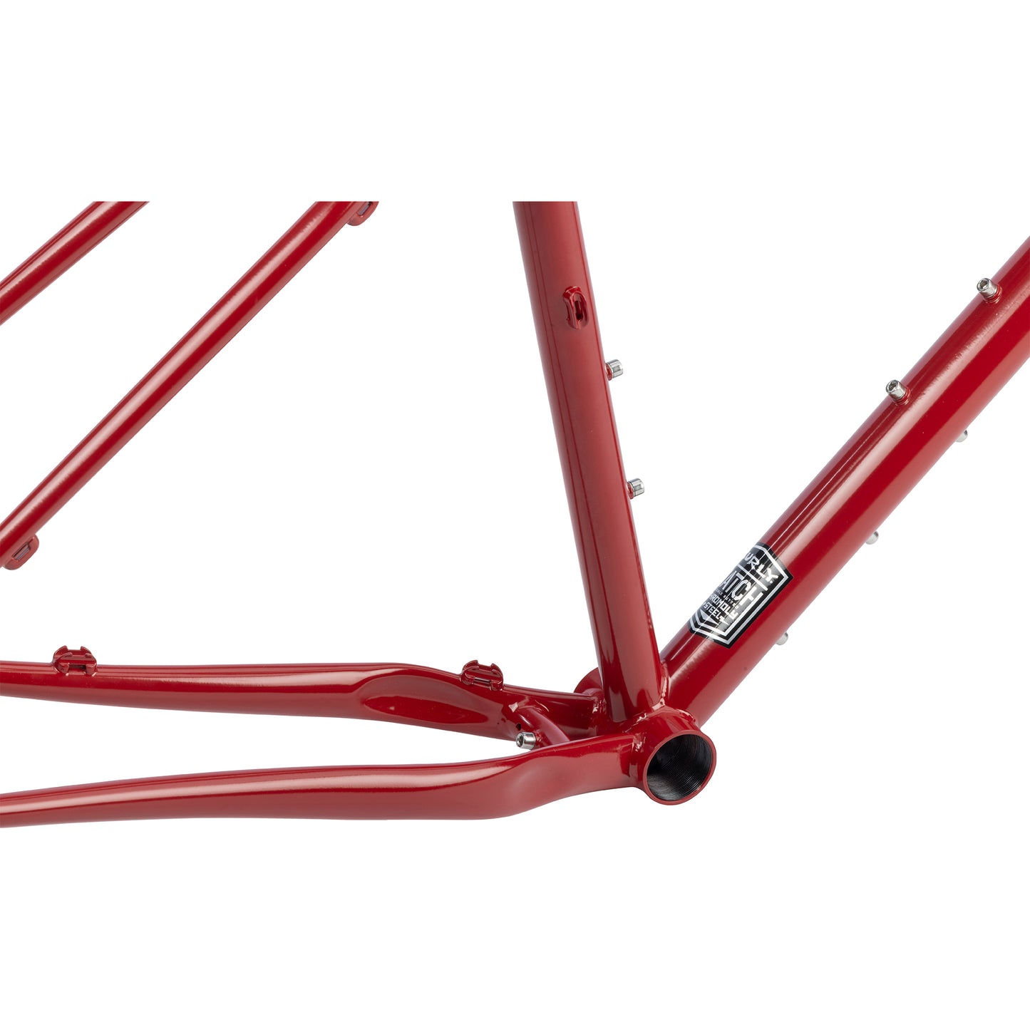 Surly Bridge Club Frameset bottom bracket area focus on white background