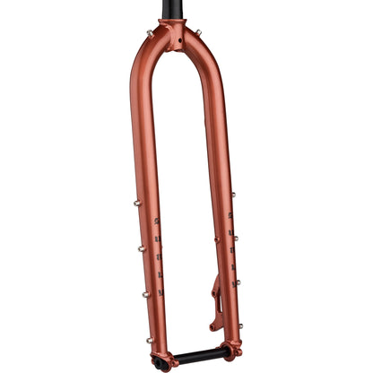 Surly Dinner Fork Chester Copperpot color 29" 485mm axle to crow front view