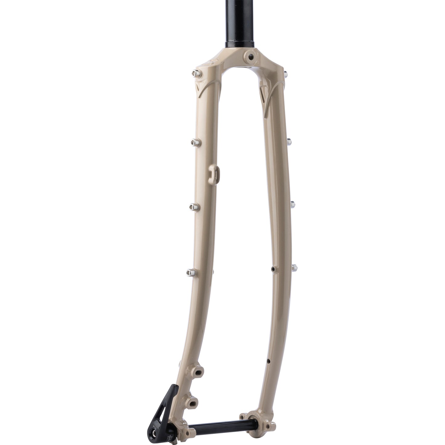 Surly Disc Trucker Thru-Axle Fork in Grandpa's Khakis color view from back on a white background