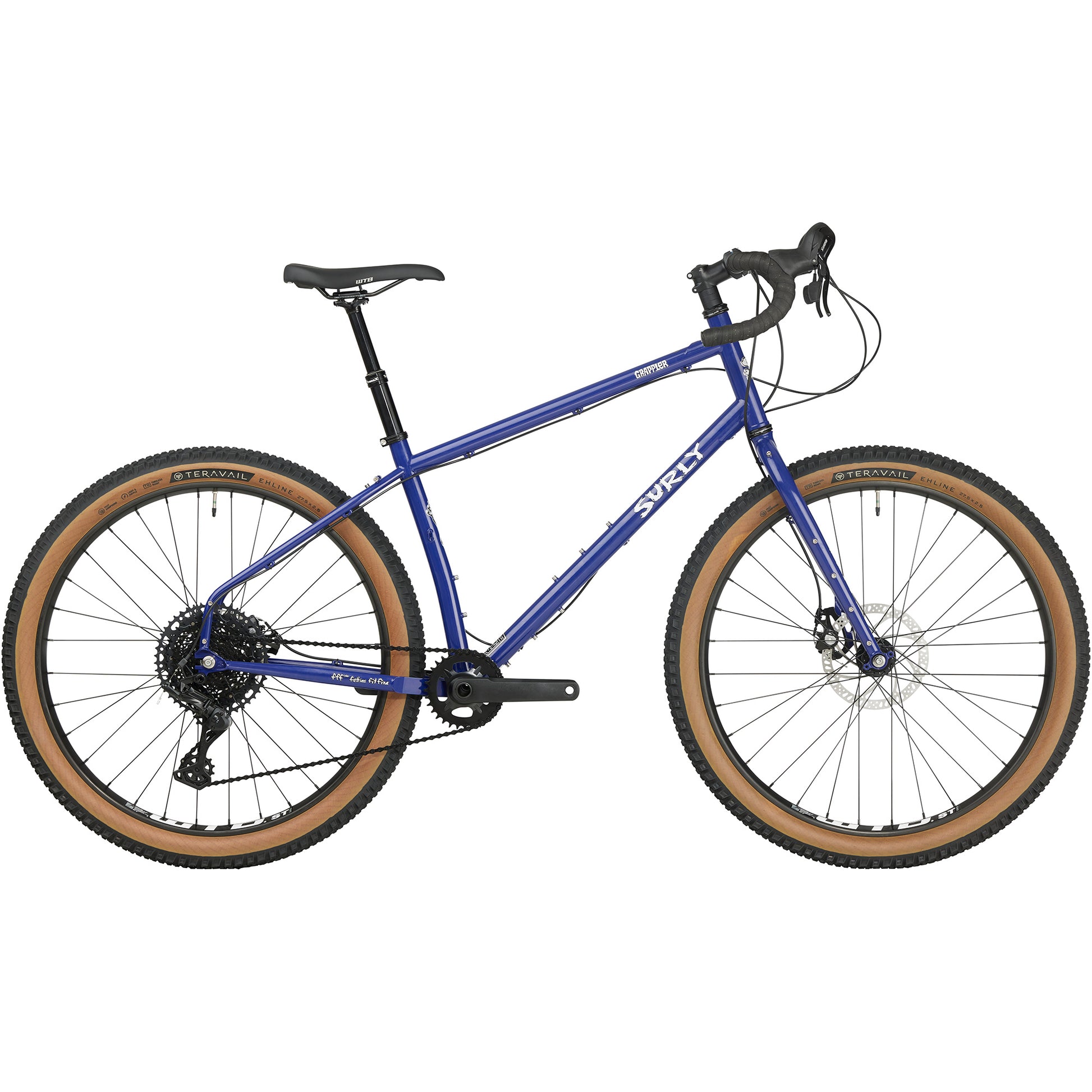 Surly Grappler Bike Subterranean Homesick Blue side view
