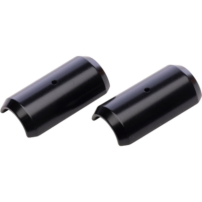 Handlebar Clamp Shims black color outside view on a white background