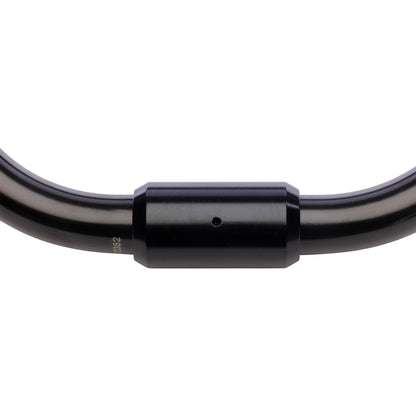 Surly Handlebar Clamp Shims black color shown on handlebar on a white background