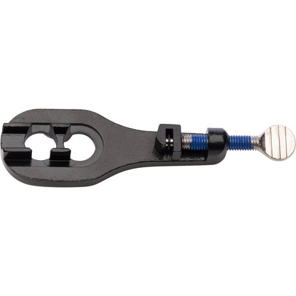 Inside view of Surly Hurdy Gurdy black chain tensioner on white background