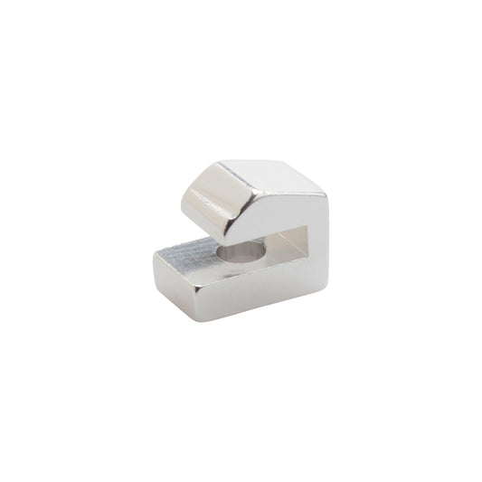 Surly Hurdy Gurdy Slider replacement part silver on white background