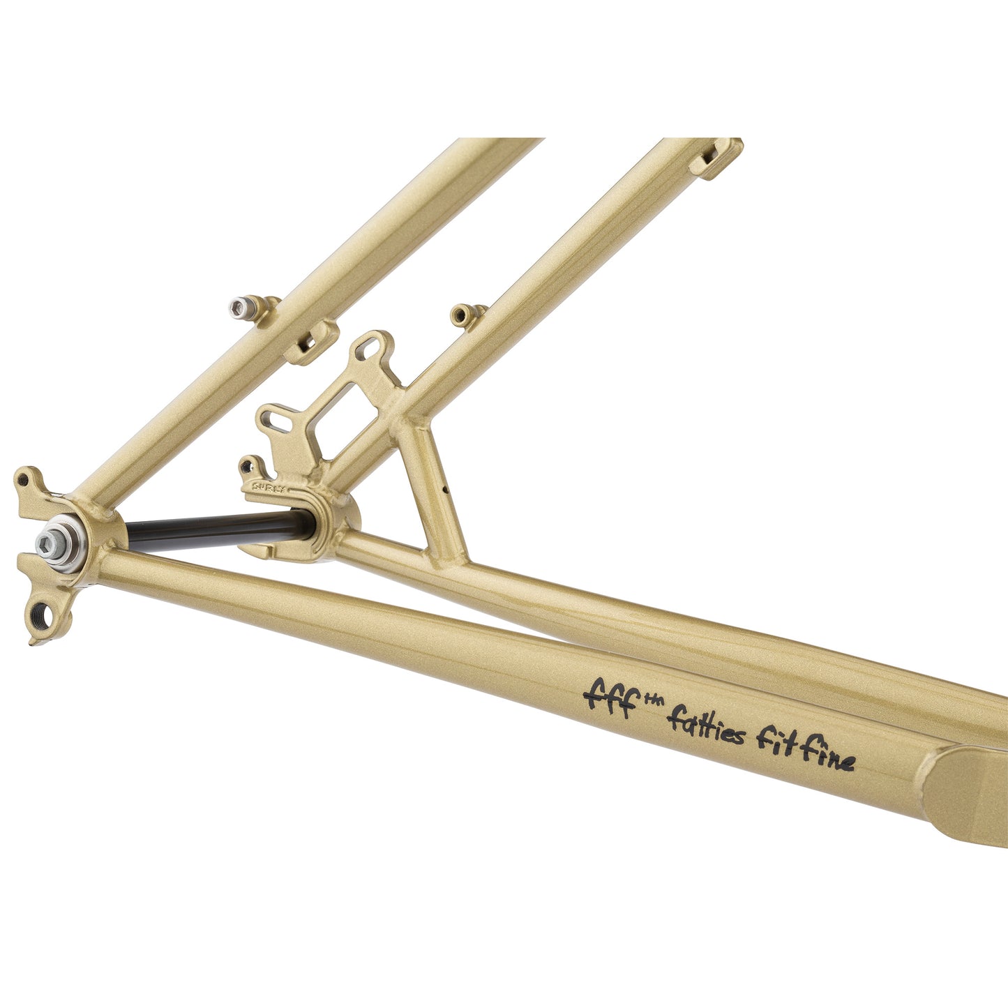 Surly Karate Monkey Frameset Fool's Gold rear dropout area focus