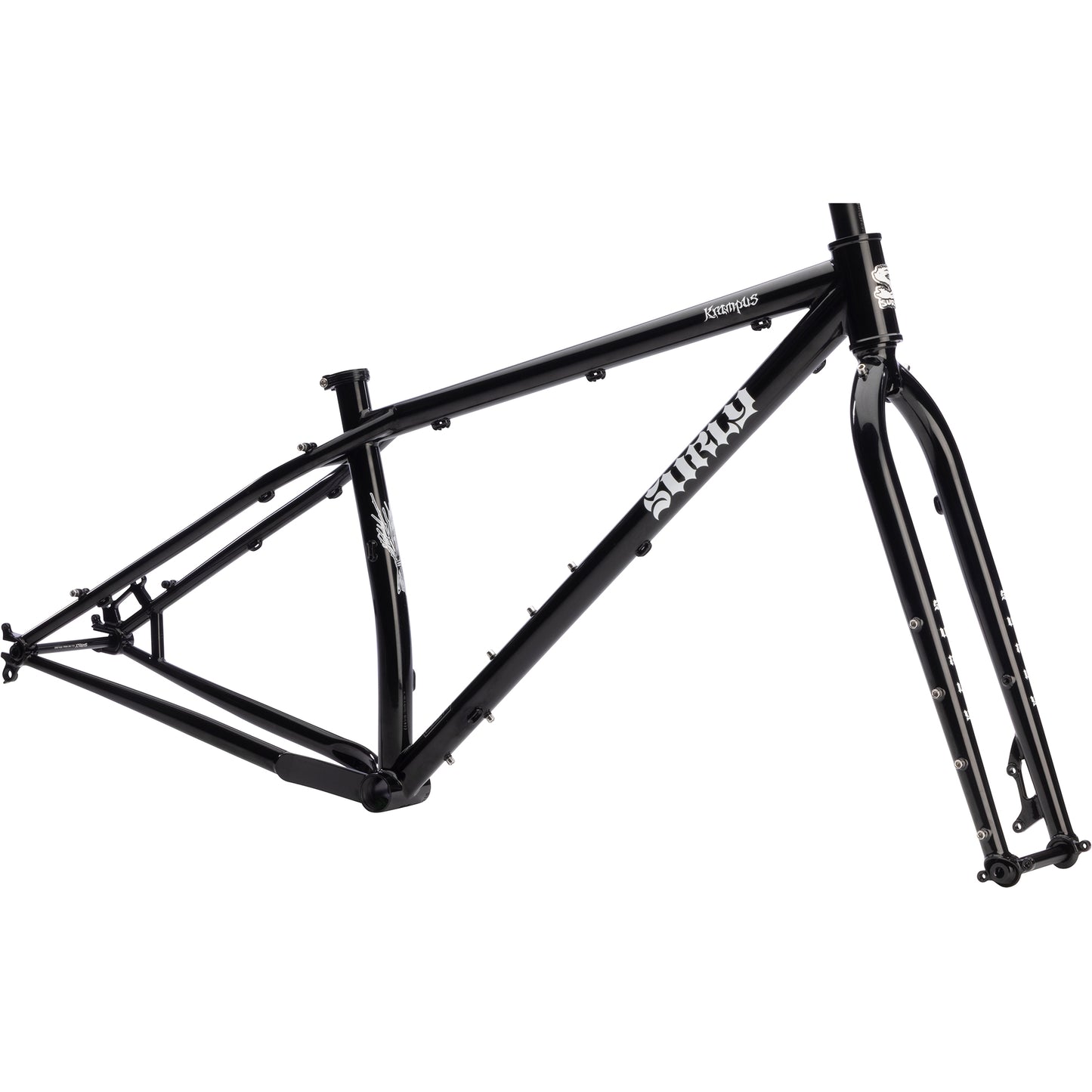Surly Krampus Frameset black color side view on white background