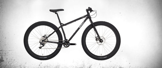 Surly Krampus bike side view in Black Matte color