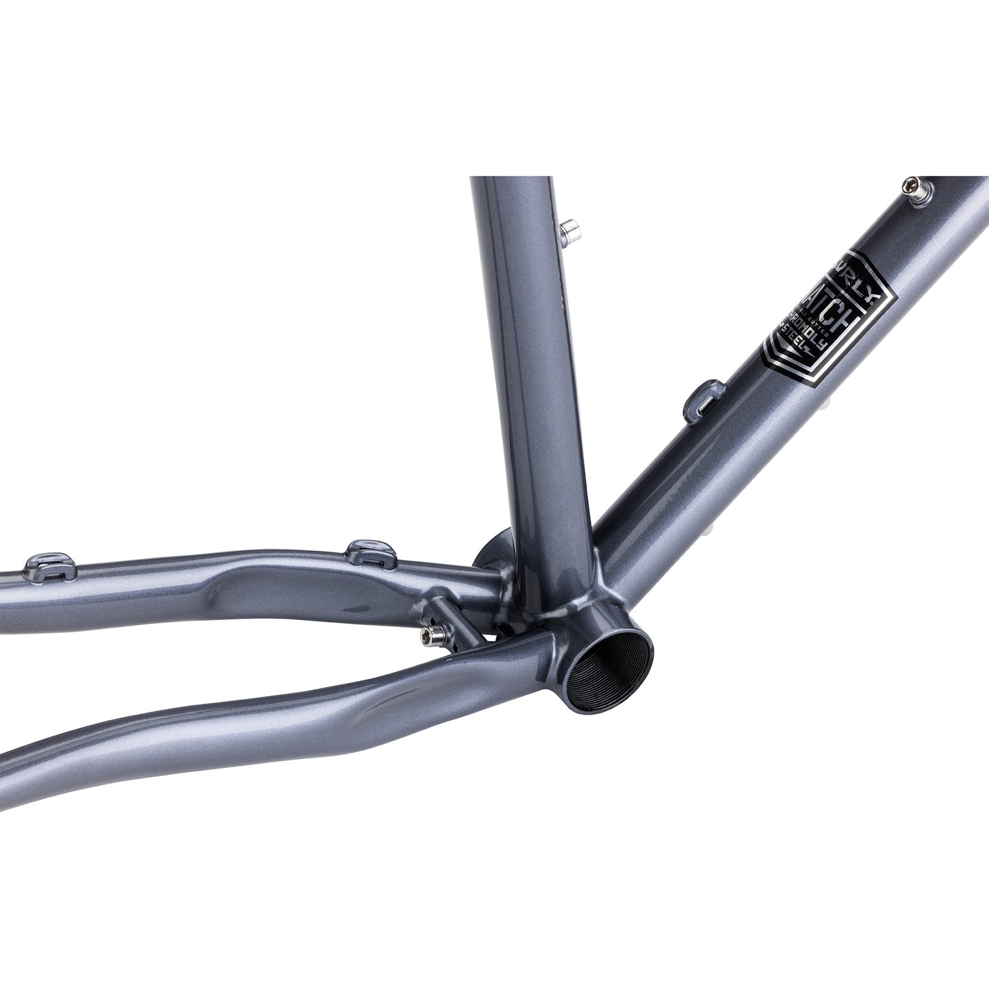 Surly Midnight Special frameset bottom  bracket area focus on a white background