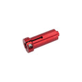 Surly Moonlander offset wheel building tool red aluminum cylinder on white background