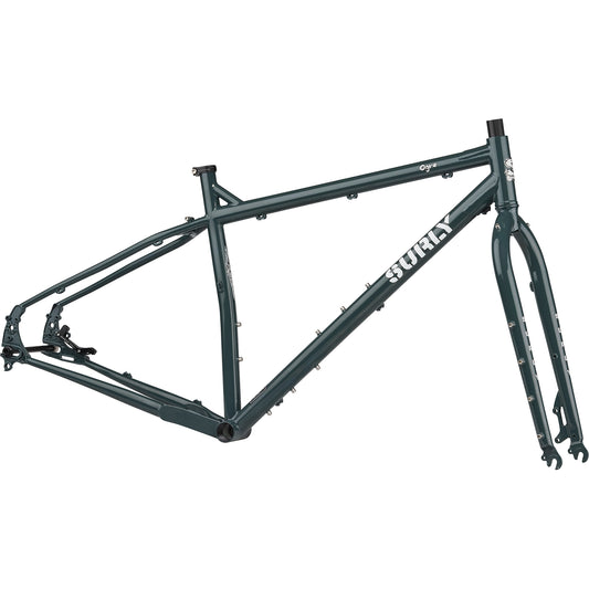 Surly Ogre frameset green color side view