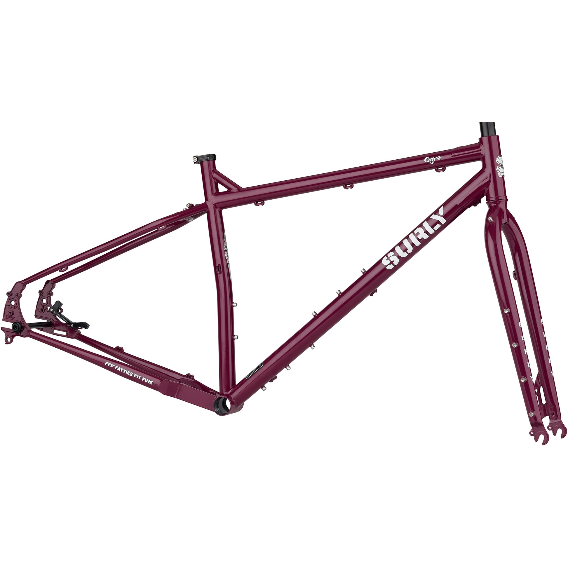 surly urban bike Surly Ogre Frameset - Fermented Plum