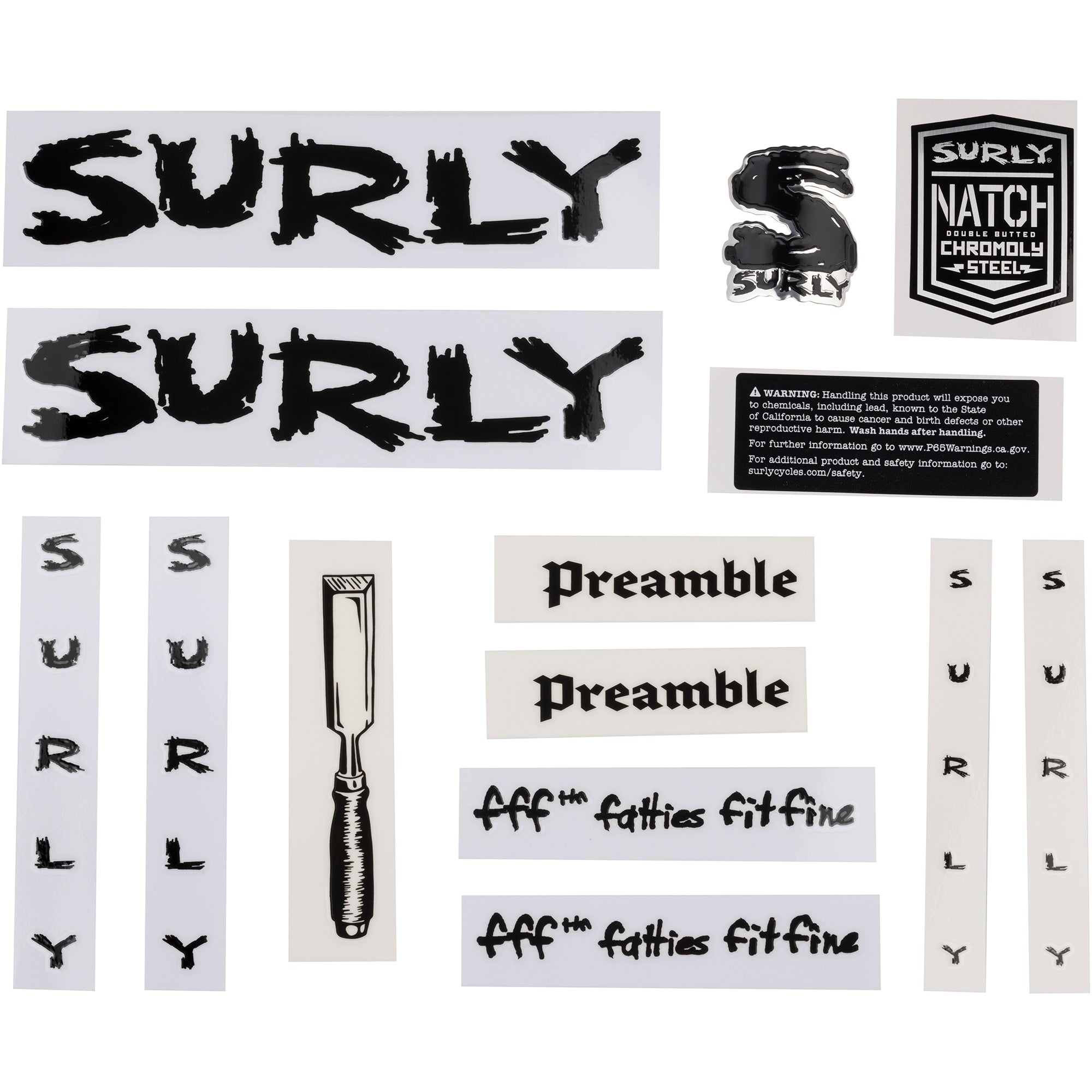 Preamble Decal Set – Surly Bikes