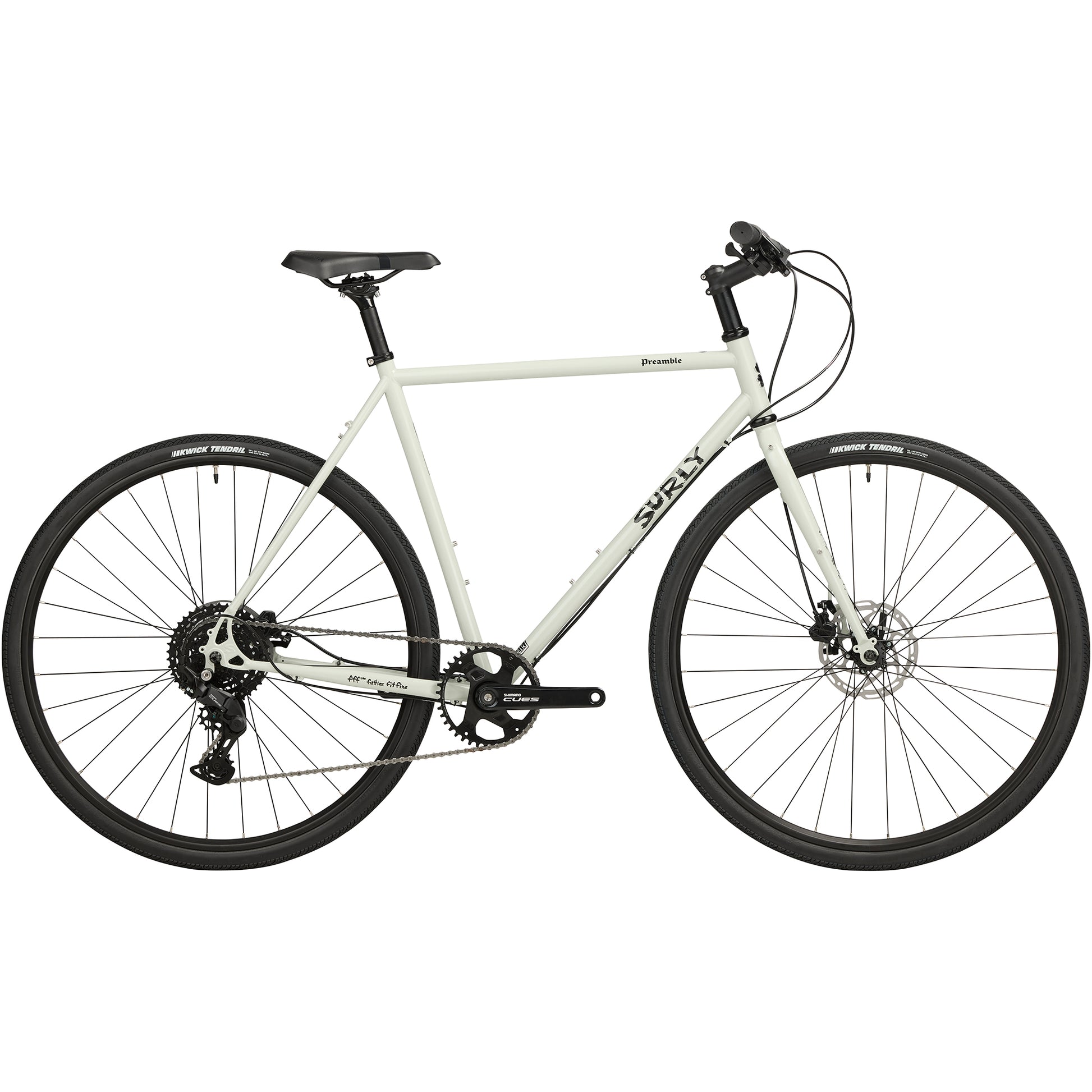 Surly Preamble Flat Bar bike Best Buds Green side view