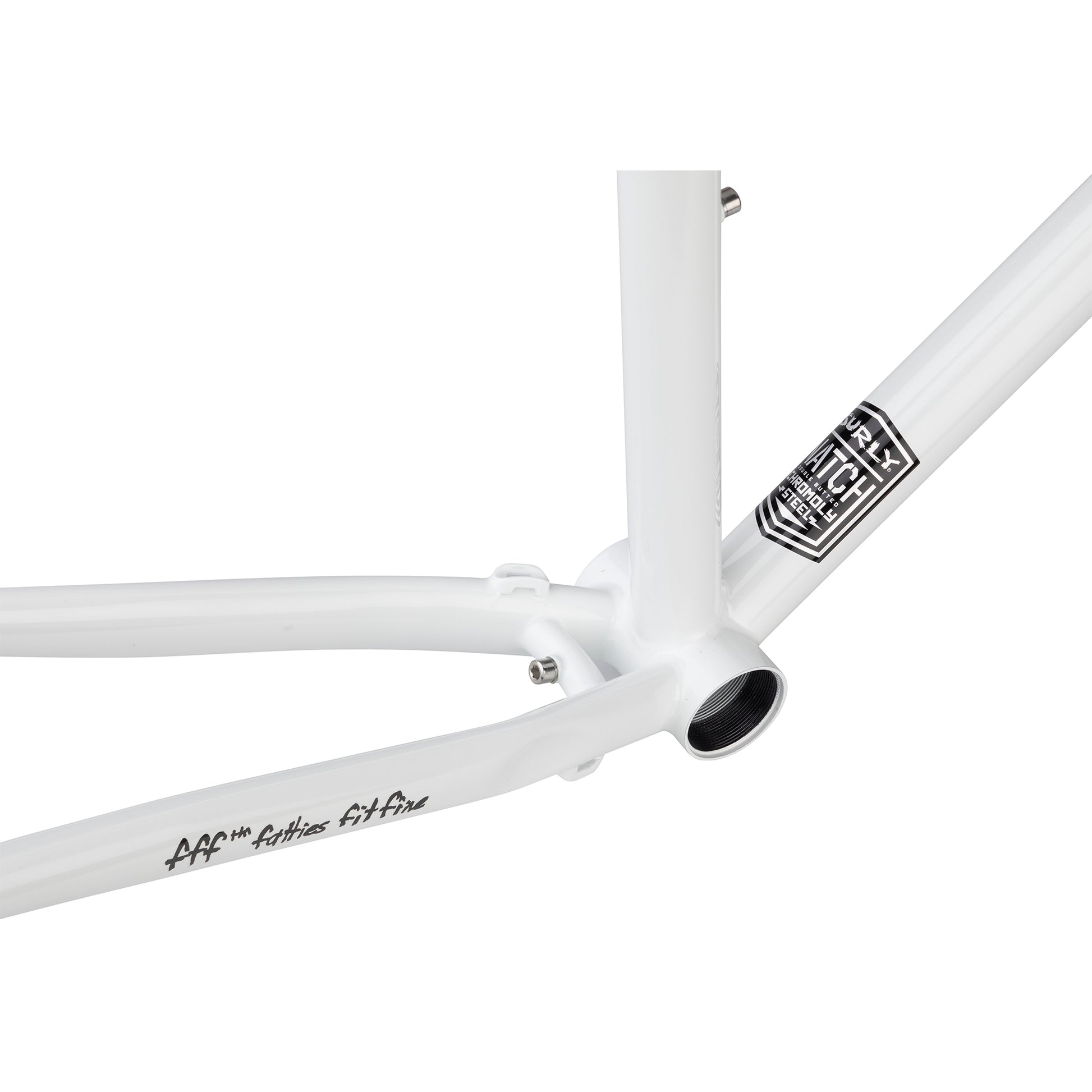 Surly Preamble Frameset Thorfrost White bottom bracket area focus