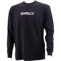 Black long-sleeve shirt with 'Surly' logo on a white background