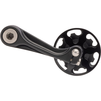 Surly Singleator single speed chain tensioner black color on white background side view