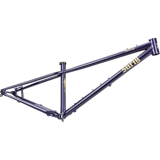 Surly Sorceress Frame purple color side view on white background
