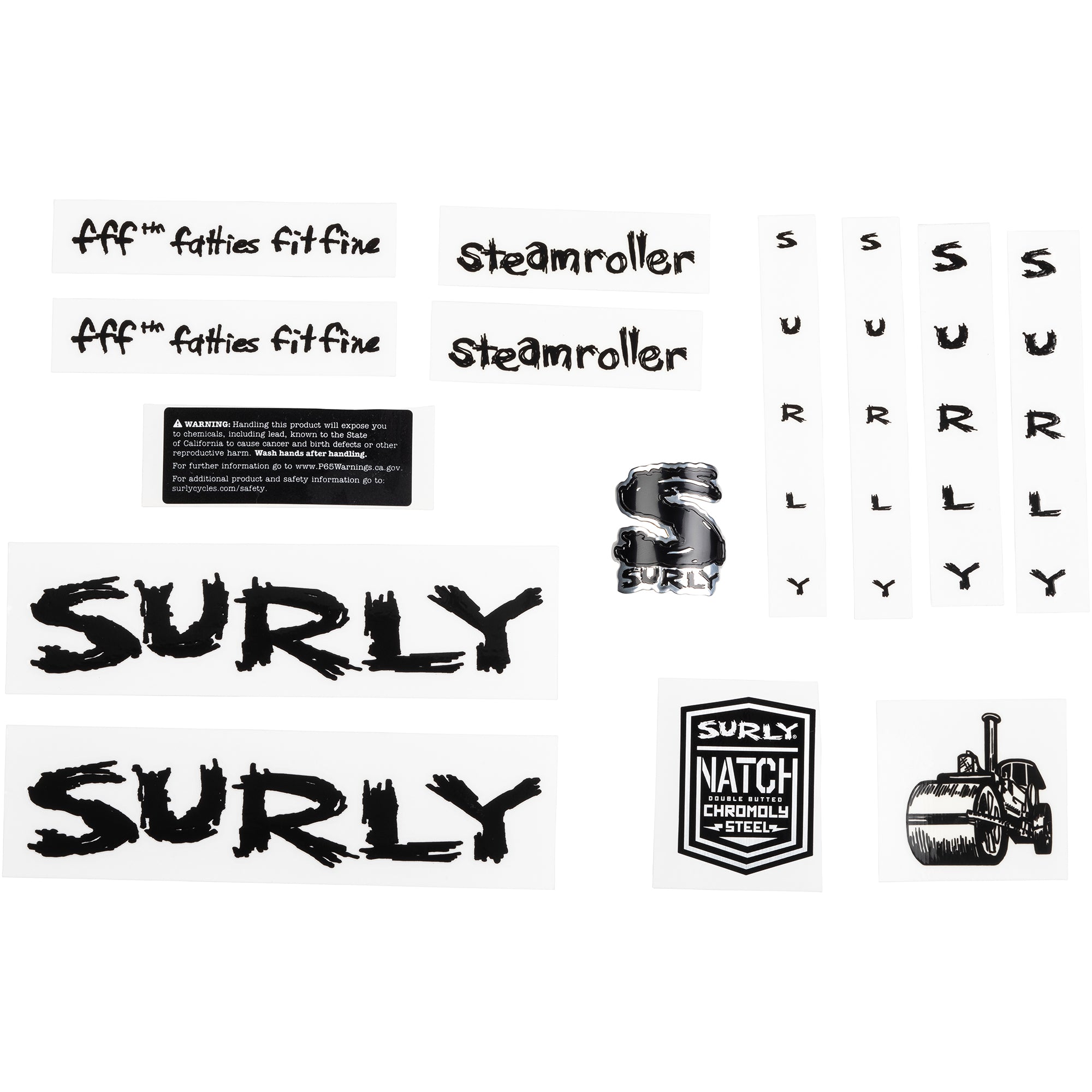 Steamroller Decal Set – Surly Bikes