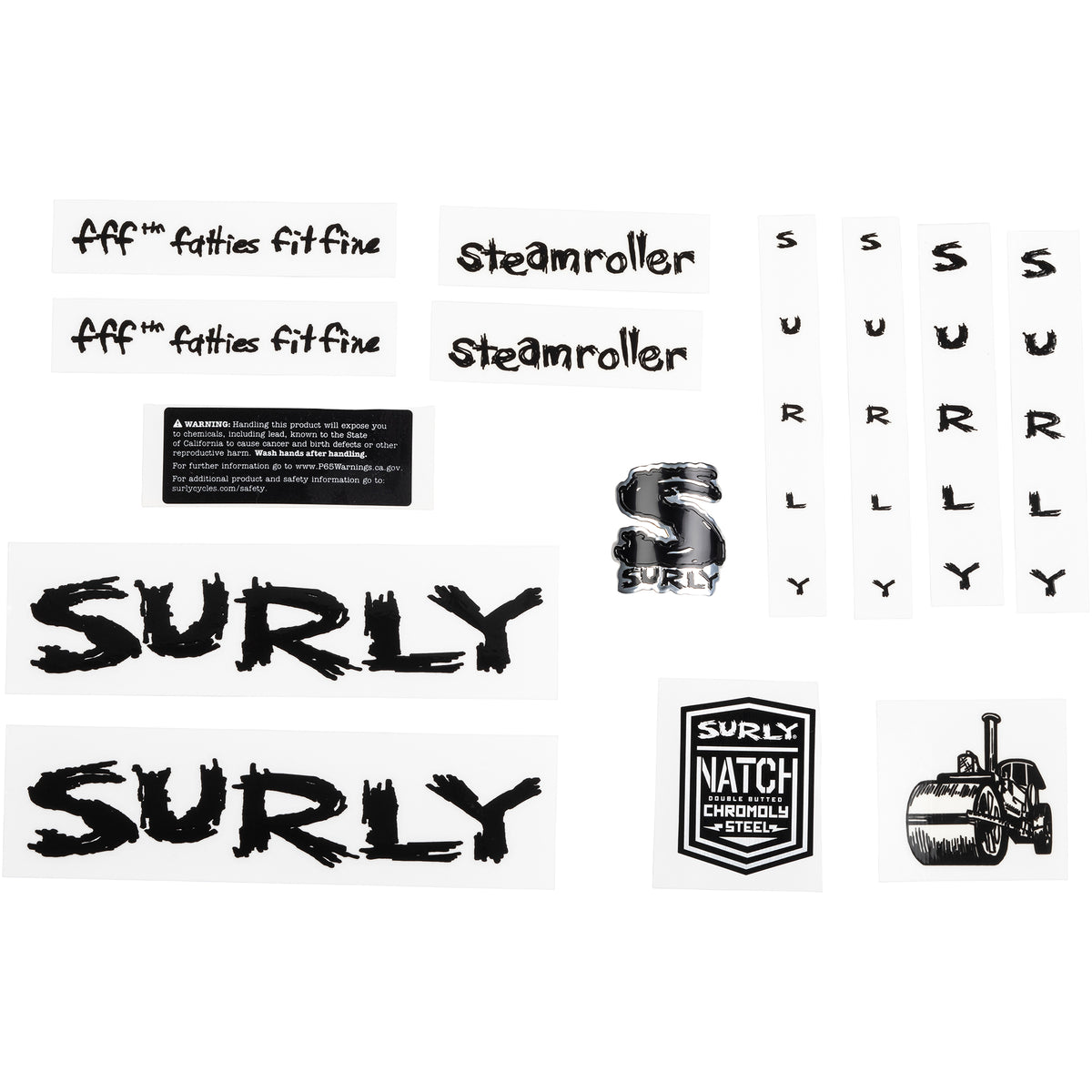 Steamroller Decal Set – Surly Bikes