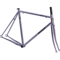 Surly Steamroller frameset in purple color on a white background
