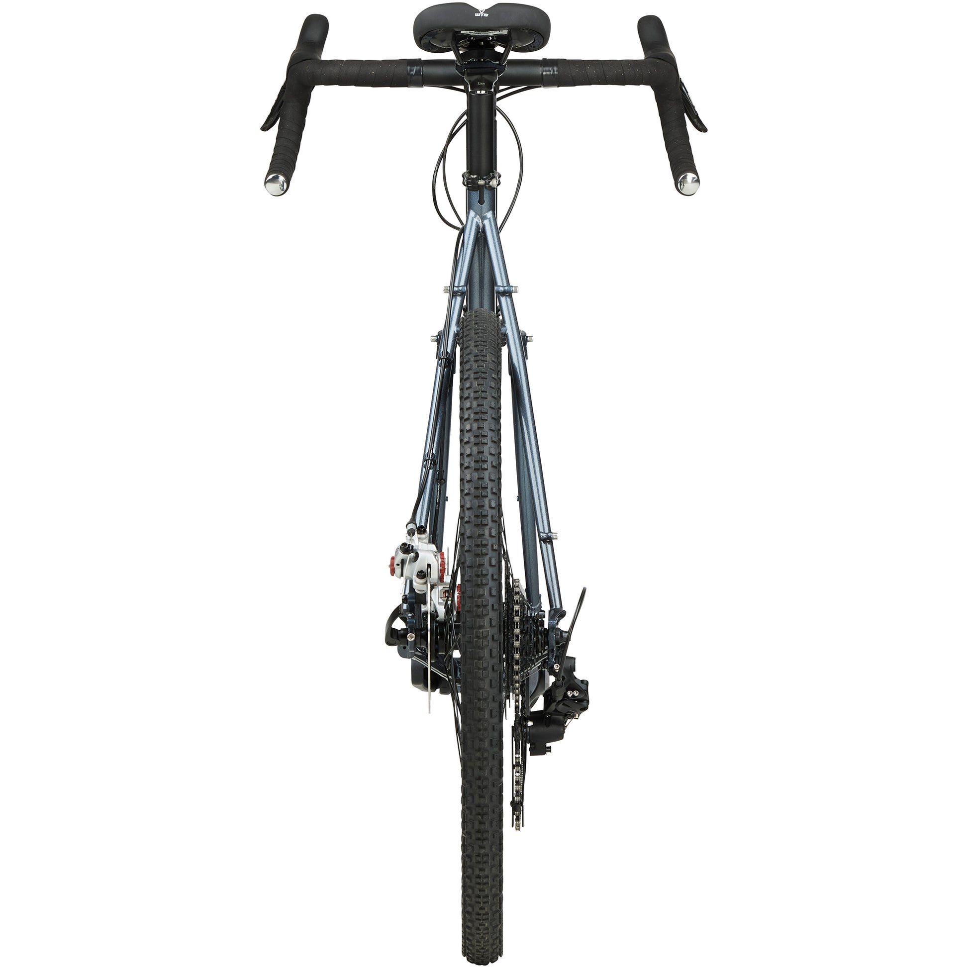 Surly Straggler 650b bike Cold Steel Blue rear view