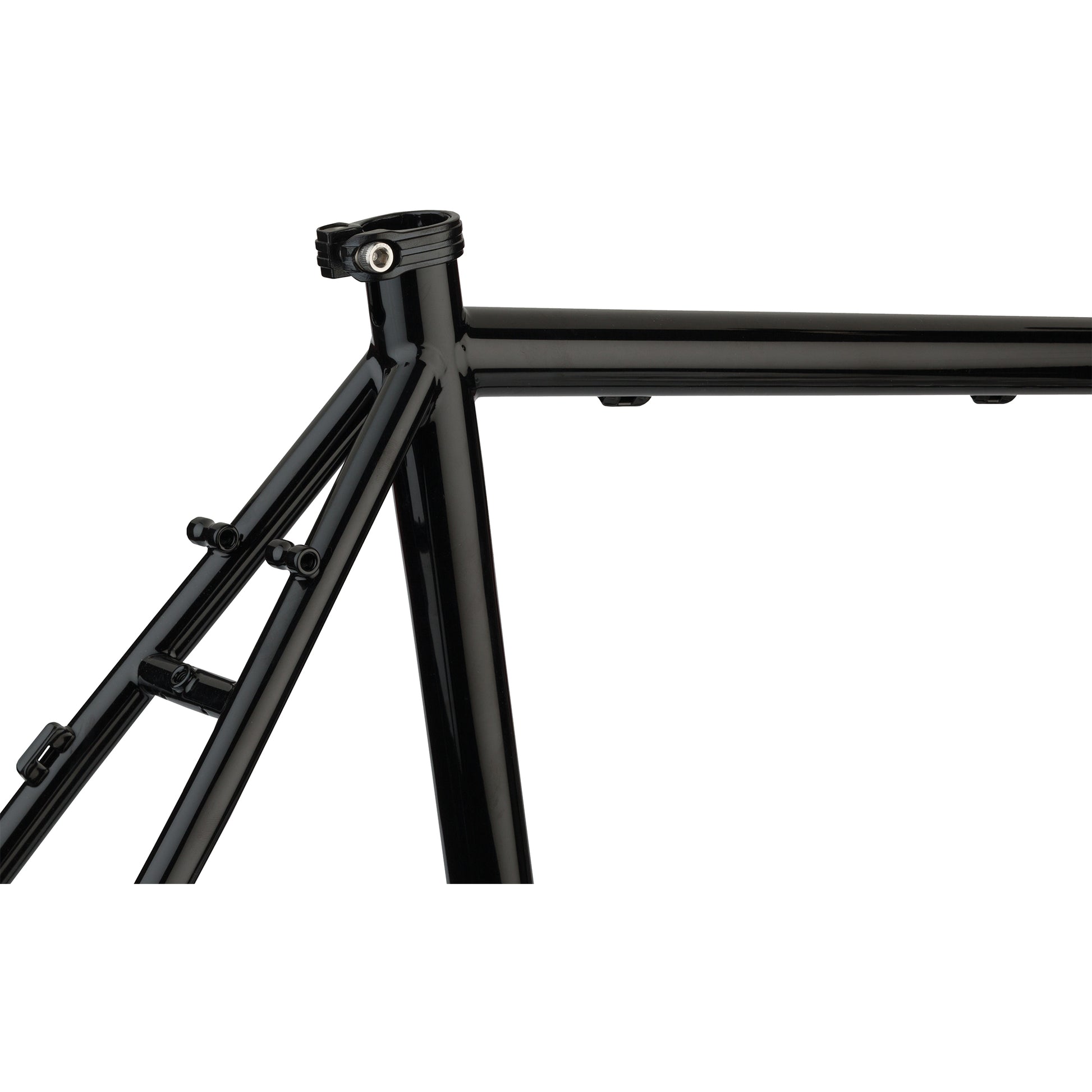 Surly Straggler 650 frameset Black seat tube area focus