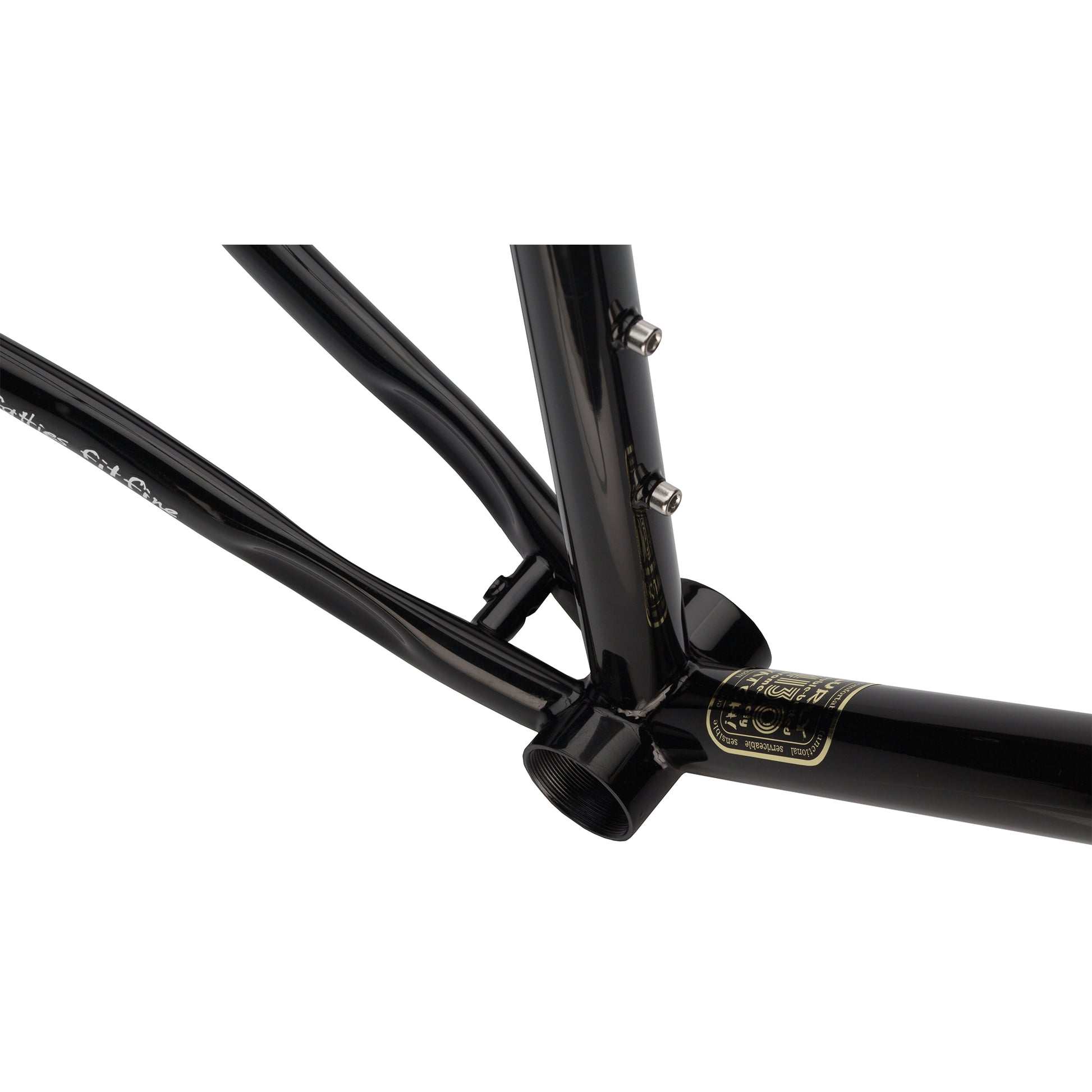 Surly Straggler 650 frameset Black bottom bracket area focus