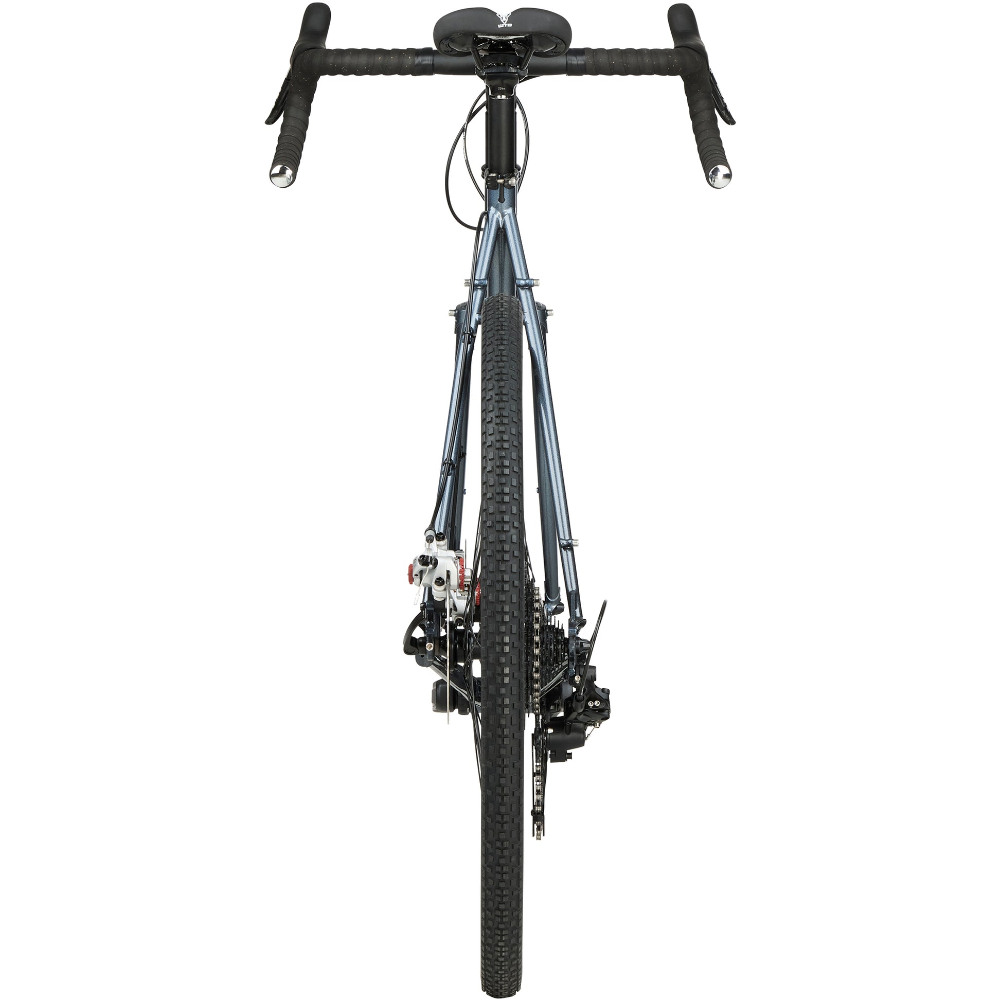 Surly Straggler 700c bike Cold Steel Blue rear view
