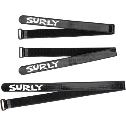 Surly Whip Lash Gear Straps showing three items with Surly logo
