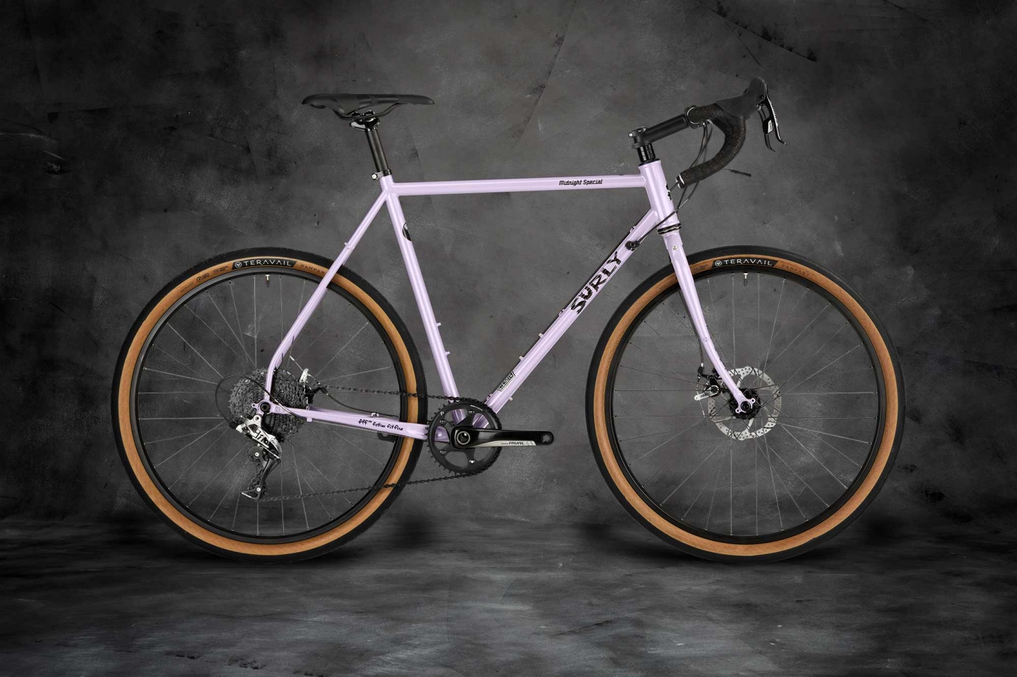 Midnight Special complete bike, Metallic Lilac, side view on white background