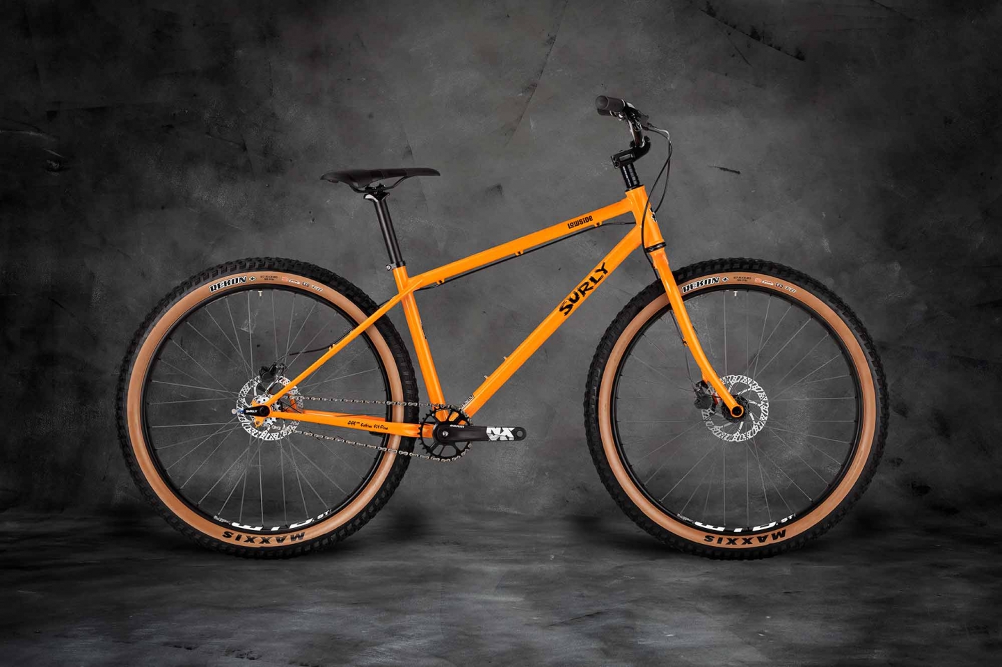Surly Lowside Bike sideview - Dream Tangerine