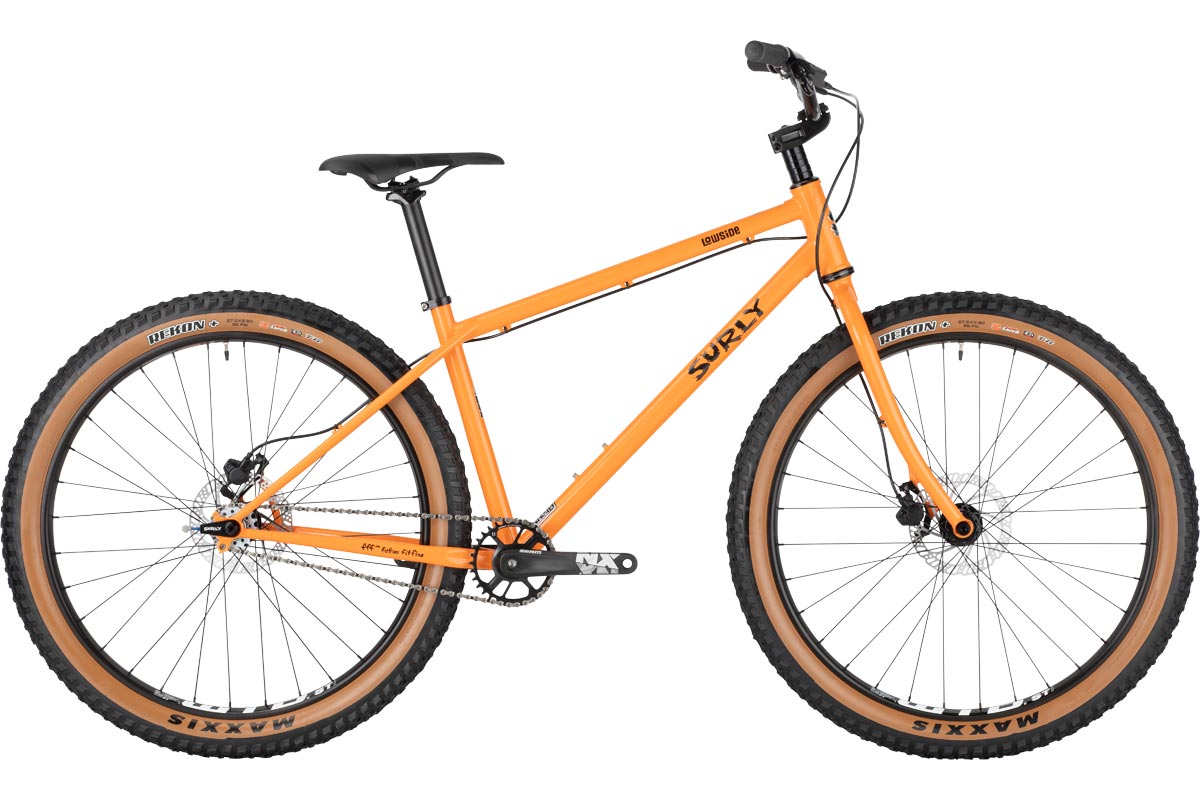 Surly Lowside Bike sideview - Dream Tangerine