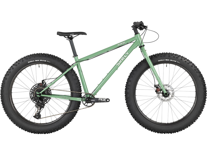 Surly Wednesday - Complete, Shangri-La Green color, on white background