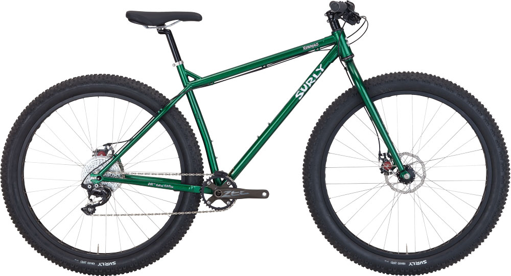 Surly Krampus bike - green - right side view